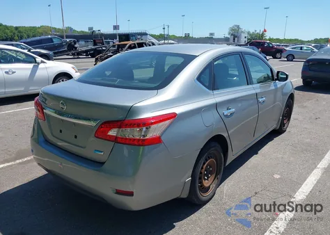 2013 Nissan Sentra S from USA, damaged, VIN 3N1AB7AP7DL756861